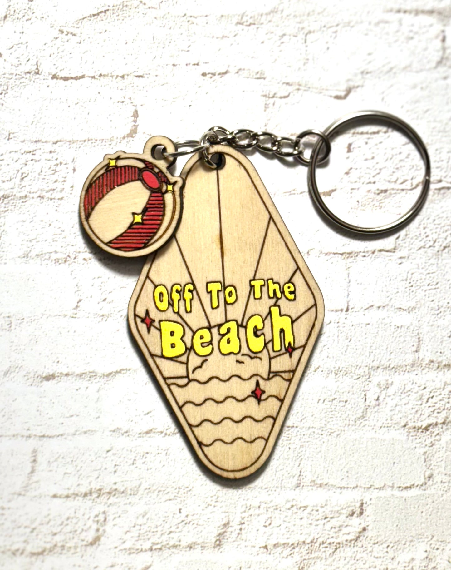Off to the Beach Keychains
