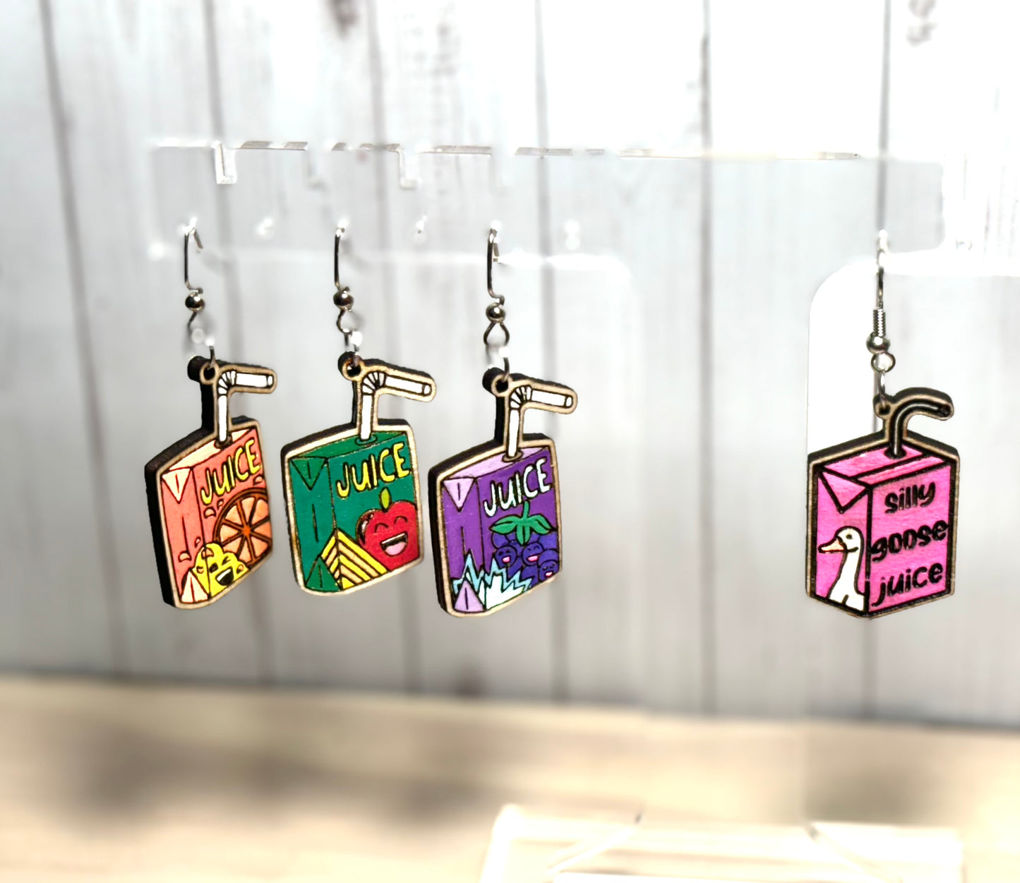 Juice Box Earrings