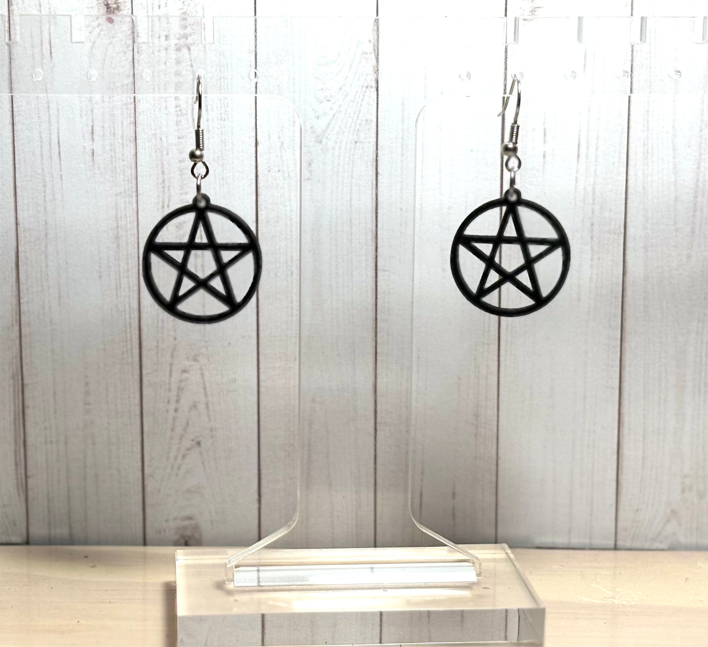 Witchy Pentagram Earrings