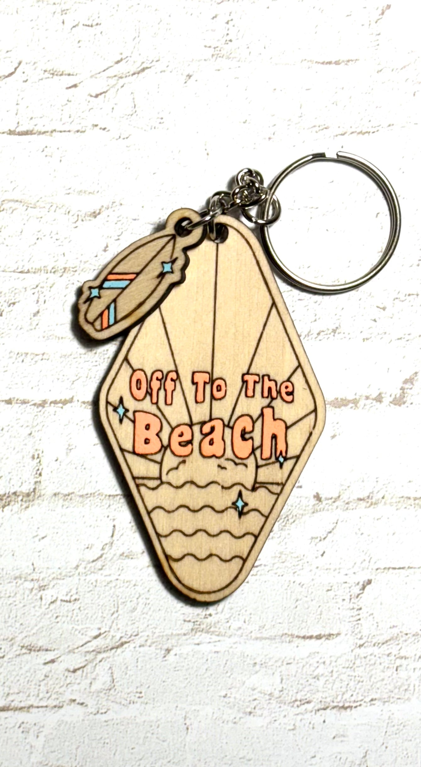 Off to the Beach Keychains