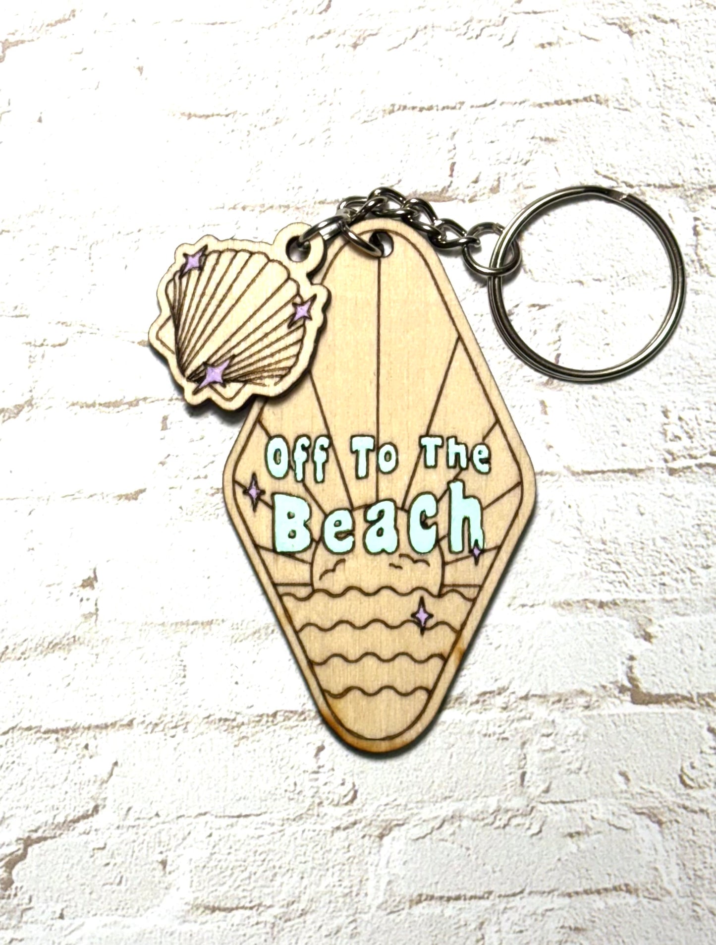 Off to the Beach Keychains