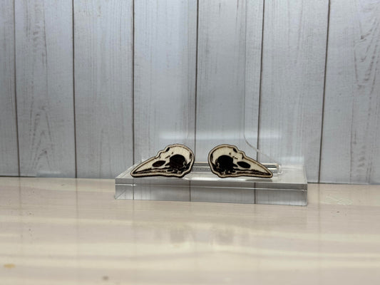 Bird Skull Studs