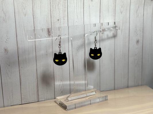 Black Cat Earrings