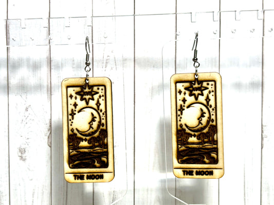 The Moon Tarot Earring