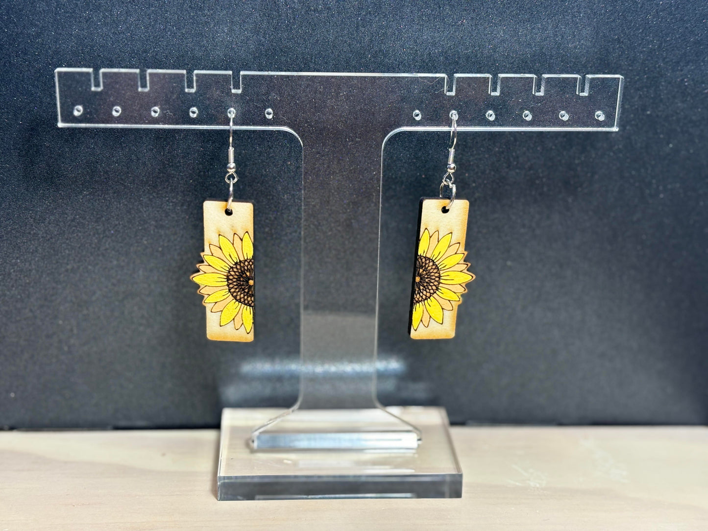 Sunflower Dangle Earrings